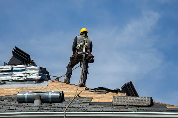 Professional Roofing technician working in Otisville, NY